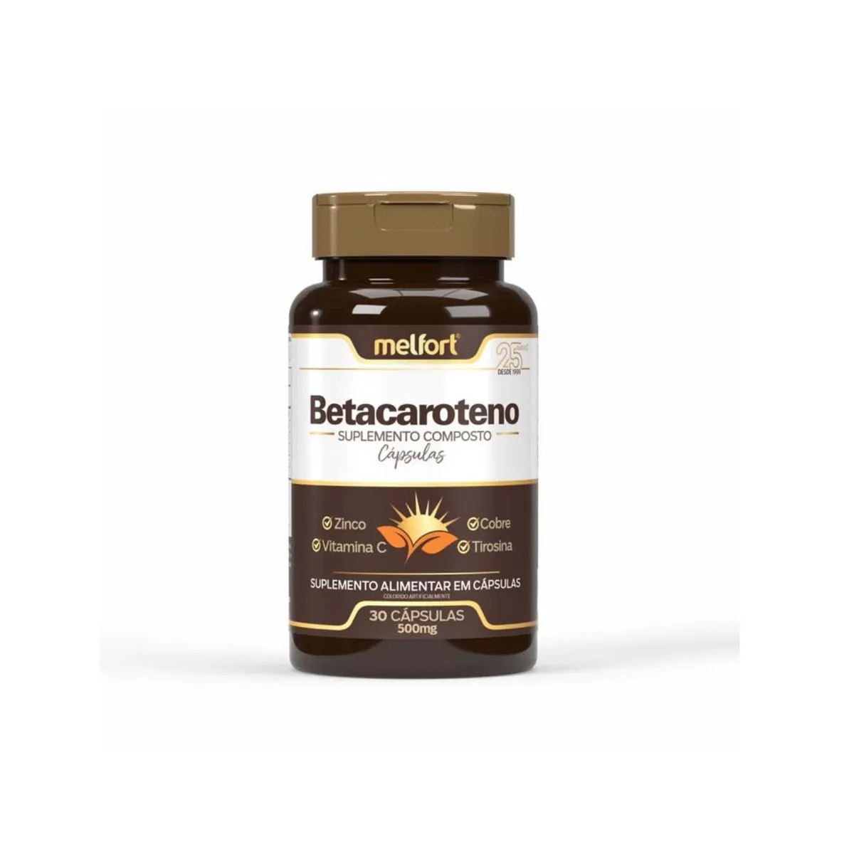 BETACAROTENO 30 CAPS 500 MG MELFORT