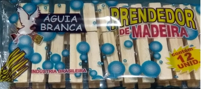 Prendedor Madeira Aguia