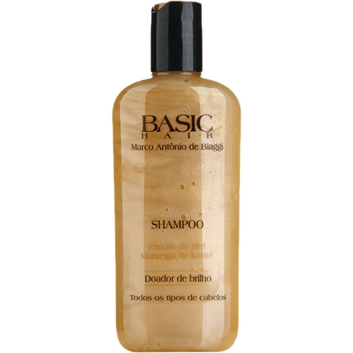 Shampoo Doador De Brilho Mel E Manteiga De Karité Basic Hair