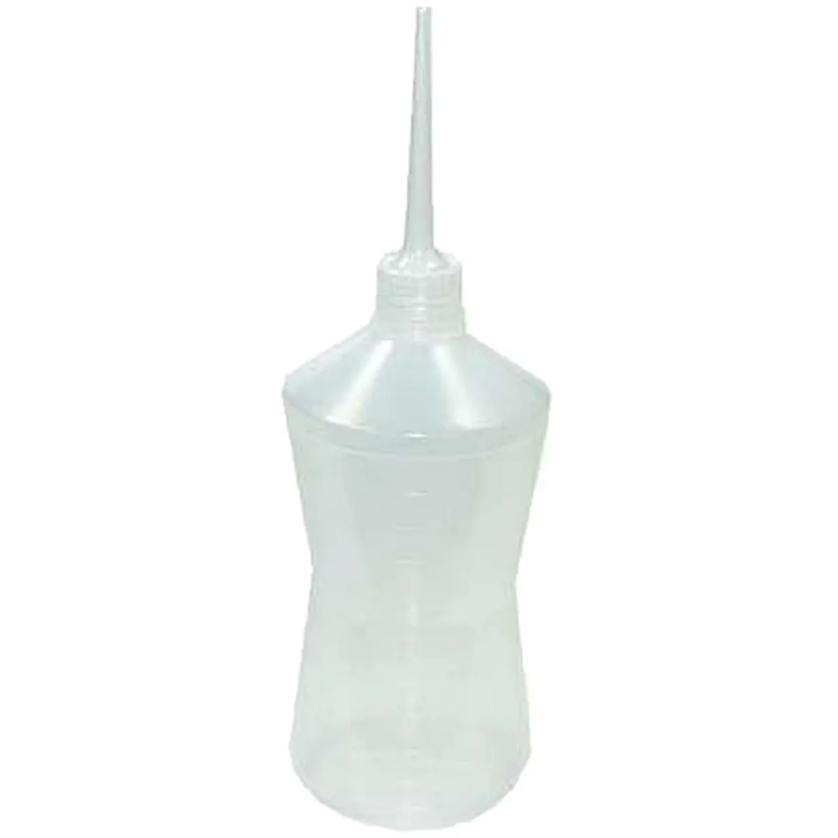 Almotolia Plástica Transparente - Bico Reto - 500 ml