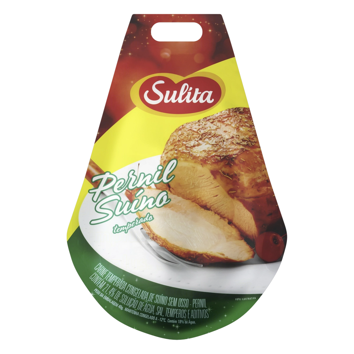 Pernil Suíno Congelado Temperado Sem Osso Sulita