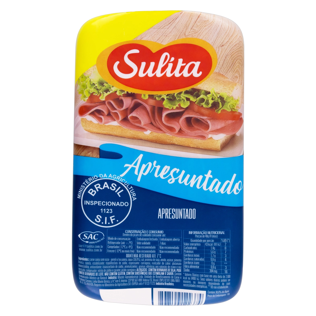 Apresuntado Peça Sulita