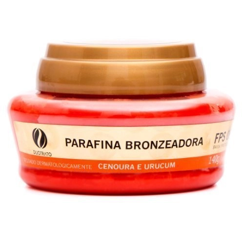 Parafina Bronzeadora Fps 6 140g Cenoura E Urucum
