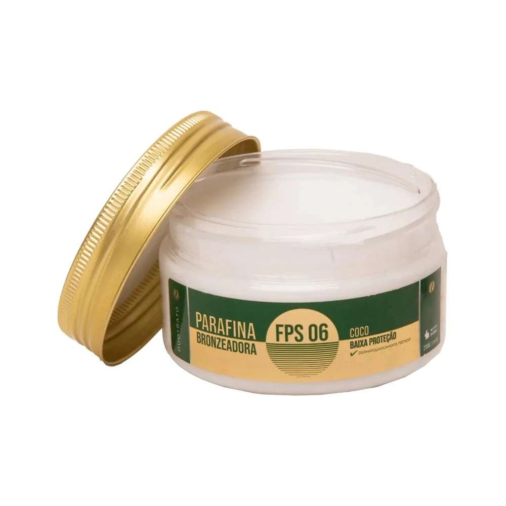 Parafina Bronzeadora Fps 06 200g Coco Duotrato