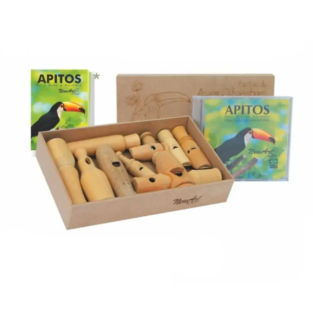 Estojo Tampa Cd 9 Apitos Aves Silvestres 160 New Art
