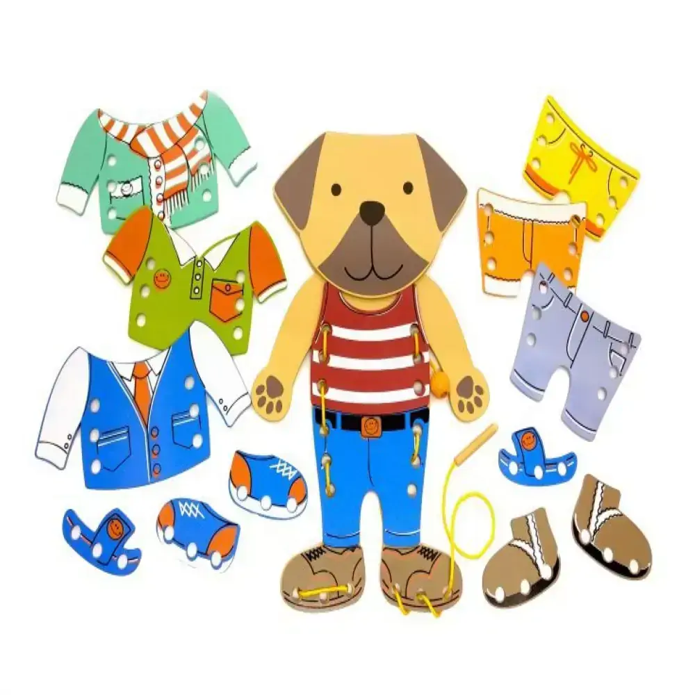 Alinhavo Cãozinho - NewArt - Brinquedo Educativo