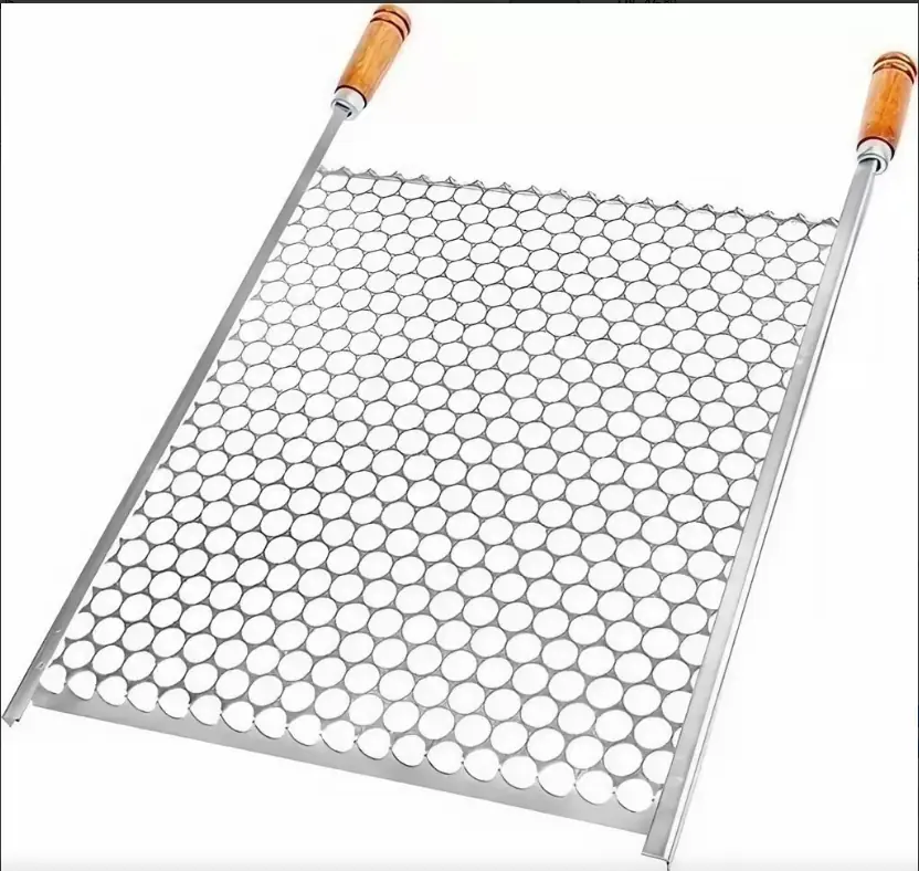 Grelha Tela Moeda Pequena Inox 50x75x4 3550st Fonte