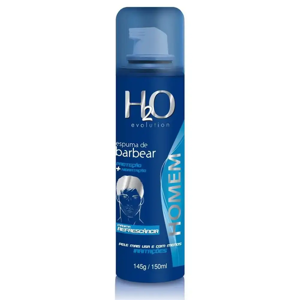 Espuma De Barbear H2o Evolution Homem 150ml