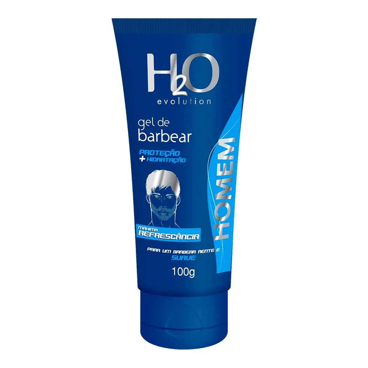Gel De Barbear H2o Evolution Homem Bisnaga 100g