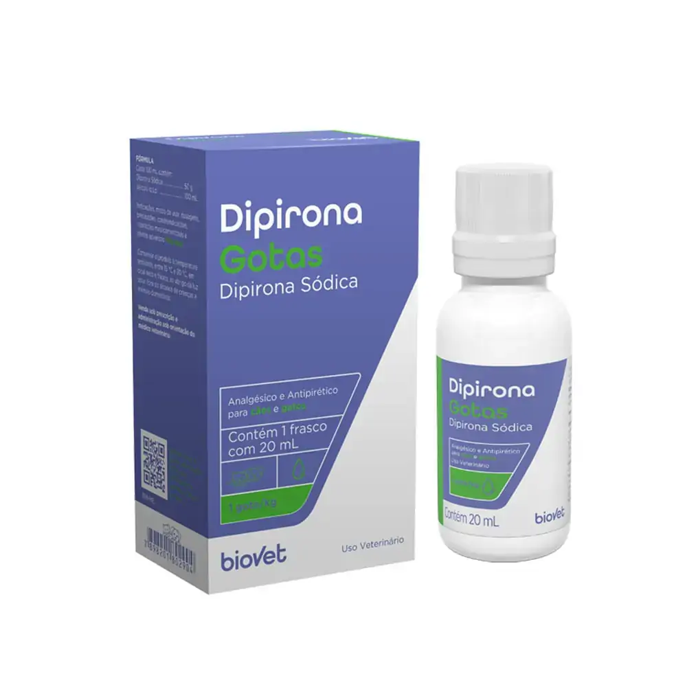 Dipirona Gotas 20 ml Biovet