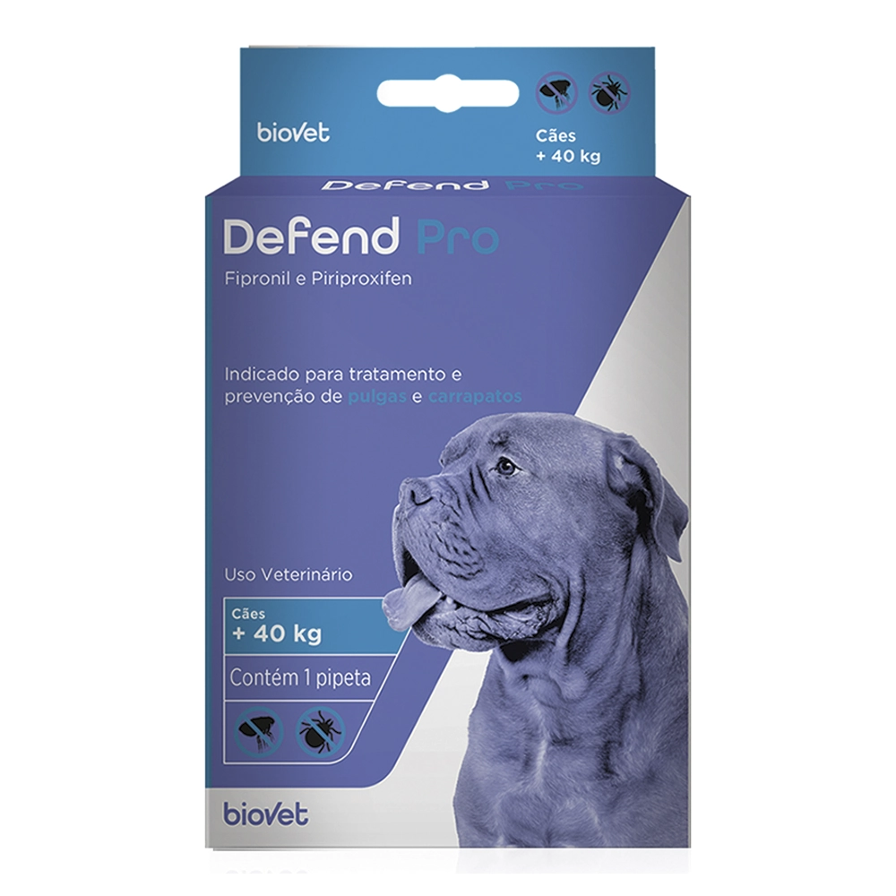 Antipulgas Defend Pro Para Cães Acima De 40 Kg