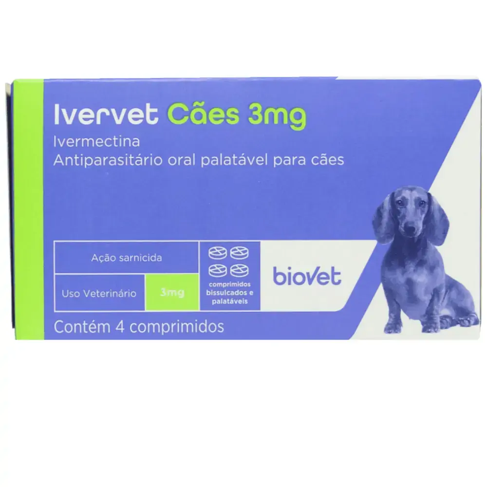 Ivervet Caes 3mg Ate 15 Kgs