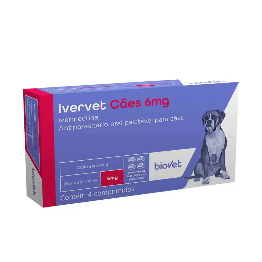 Ivervet Caes 6mg Ate 30 Kgs