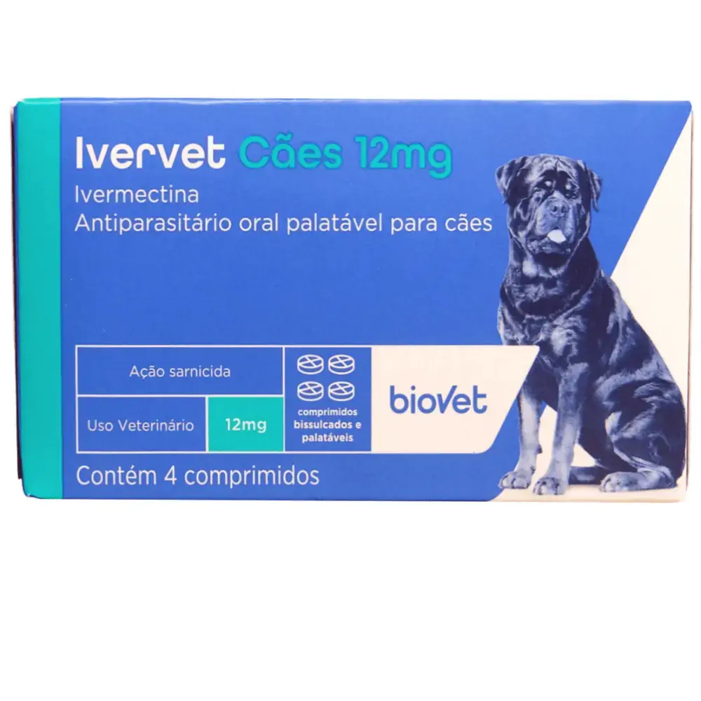 Ivervet Caes 12mg Ate 60 Kgs