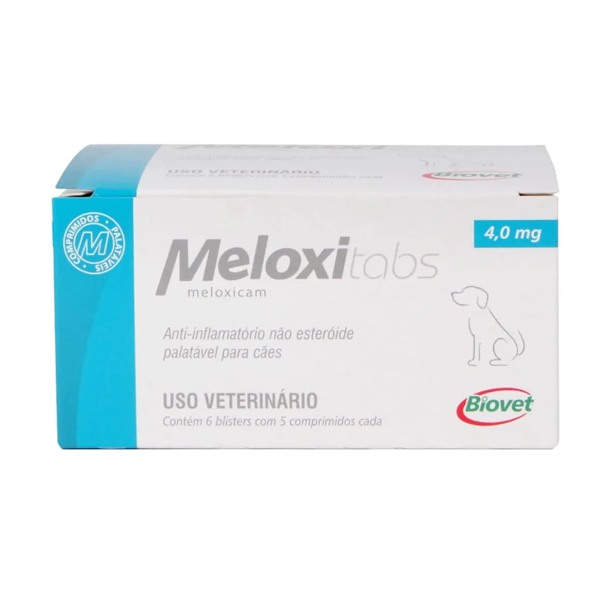 Meloxitabs 4,0mg Caixa Com 6 Blisters