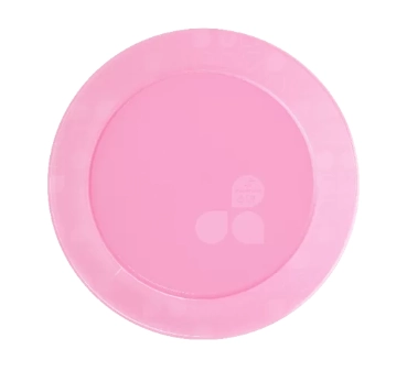 Prato Red.15cm Rosa C/10