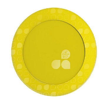 Prato Redondo 15 Cm Amarelo C/10und