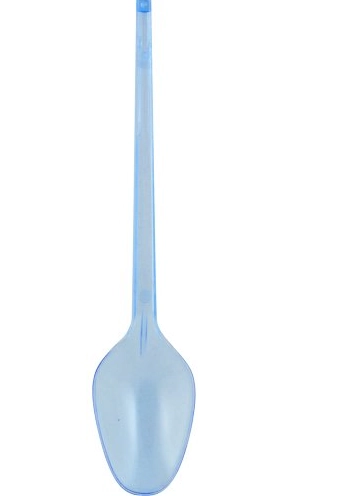 Colher/cafe/cha/brigad Azul Neon Straw
