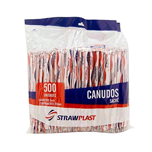 Canudo Strawplast Refrig C/500uni