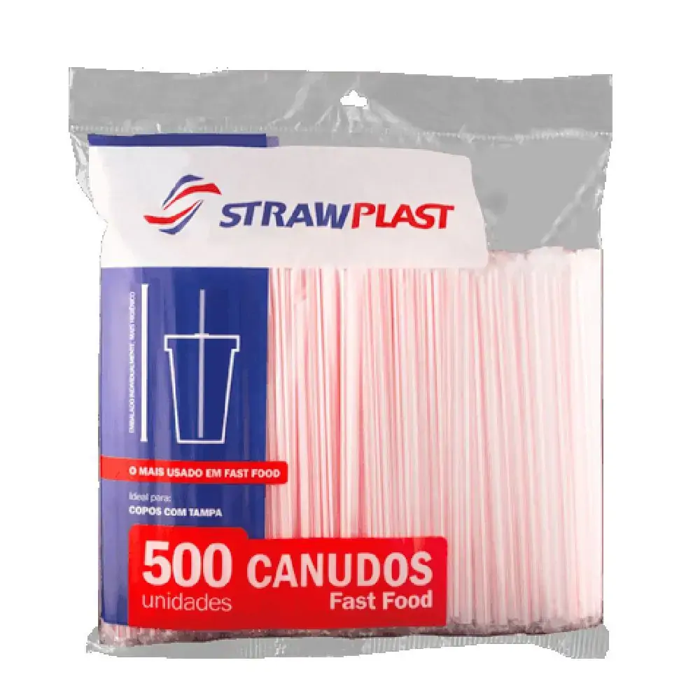Canudo Strawplast Vitamina Sache C/500