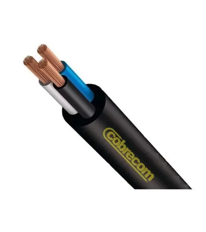 Rolo 50mt Cabo Pp Flex 3 X 4 Mm Cobrecom