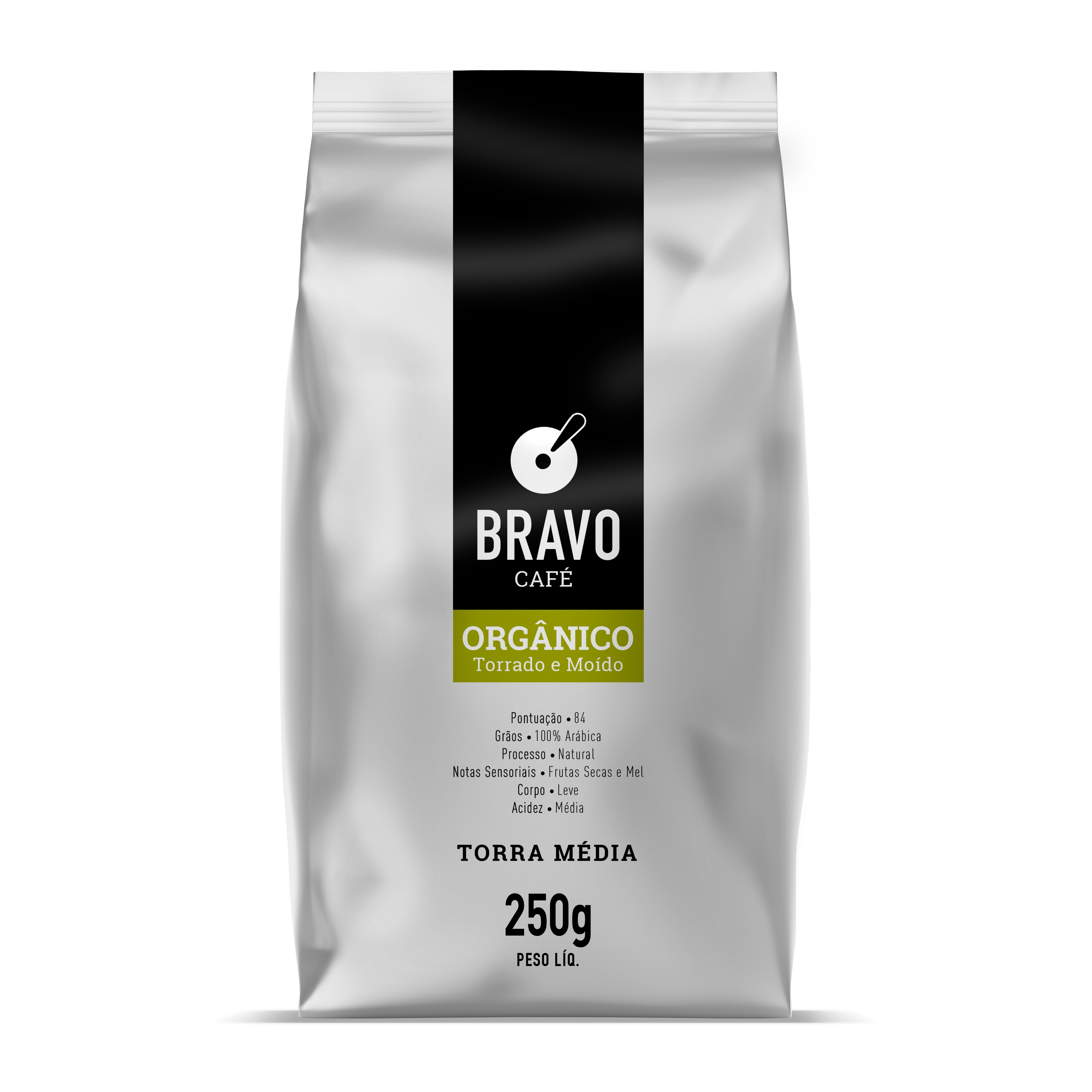 Cafe Bravo 250g Organico Moido