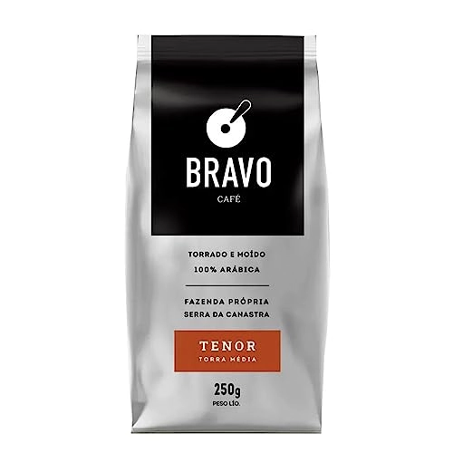 Café Torrado e Moído Bravo Café Tenor Pacote 250g
