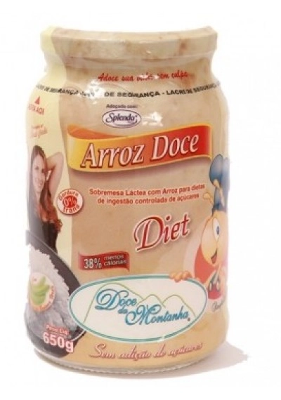 Arroz Doce D Da Montanha Diet 220gr Vd