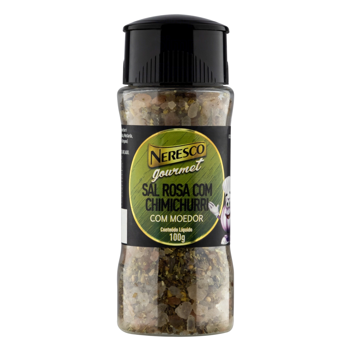 Sal Rosa Com Moedor Chimichurri Neresco Gourmet Frasco 100g