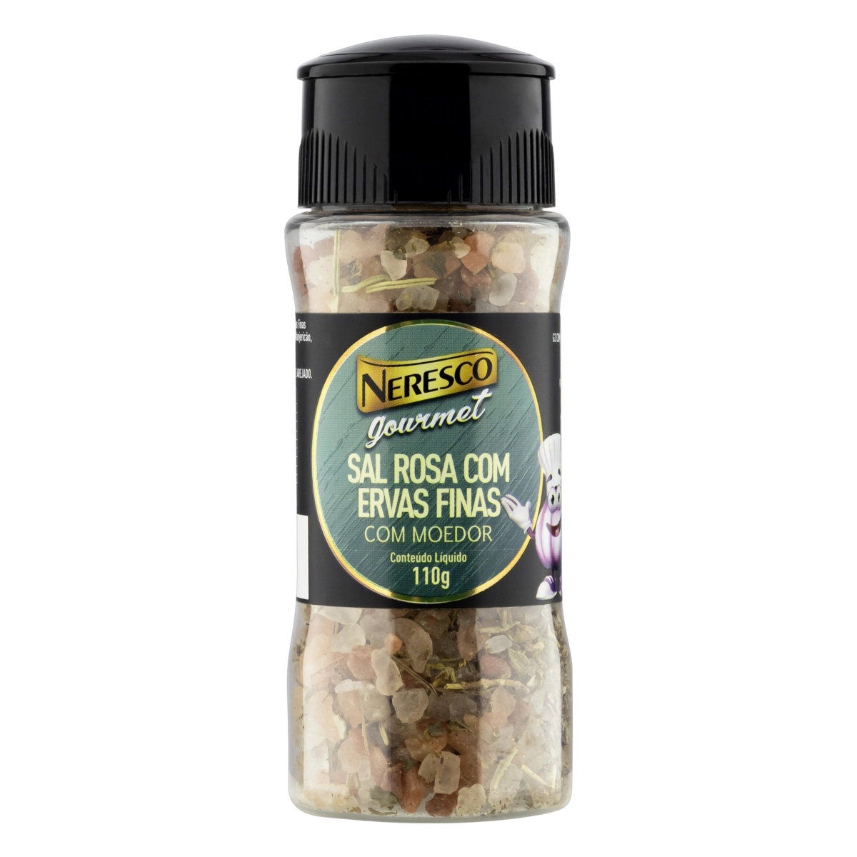 Sal Rosa Com Moedor Ervas Finas Neresco Gourmet Frasco 110g