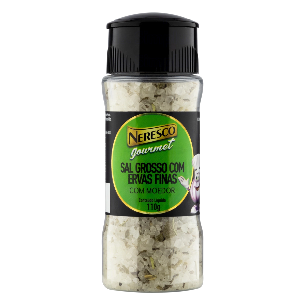 Sal Grosso Com Moedor Ervas Finas Neresco Gourmet Frasco 110g