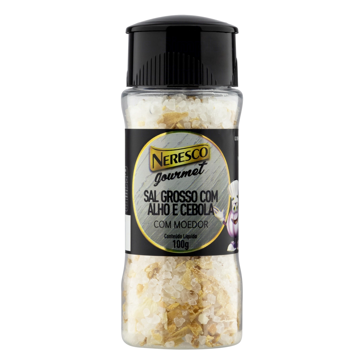 Sal Grosso Com Moedor Alho E Cebola Neresco Gourmet Frasco 100g