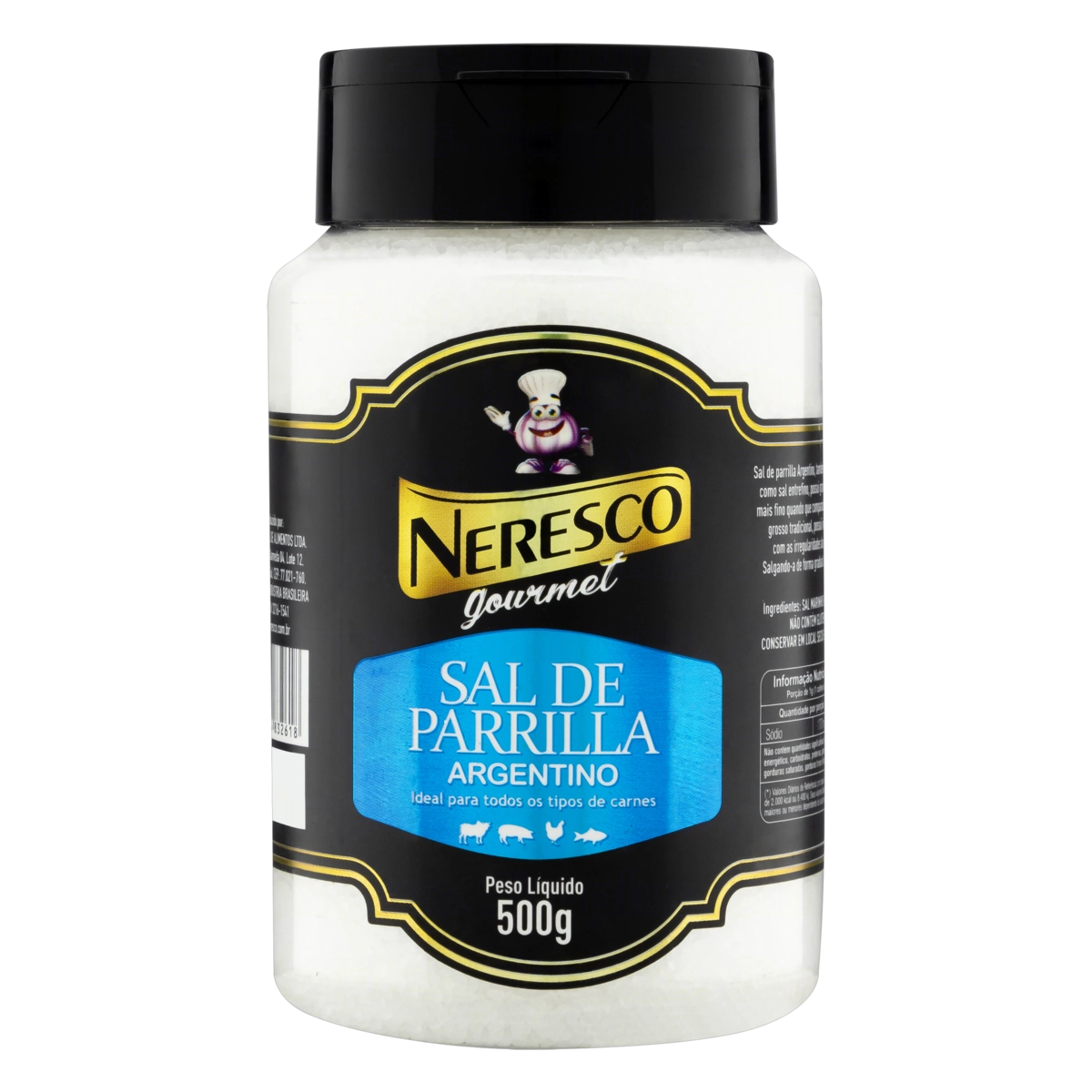 Sal De Parrilla Neresco Gourmet Frasco 500g