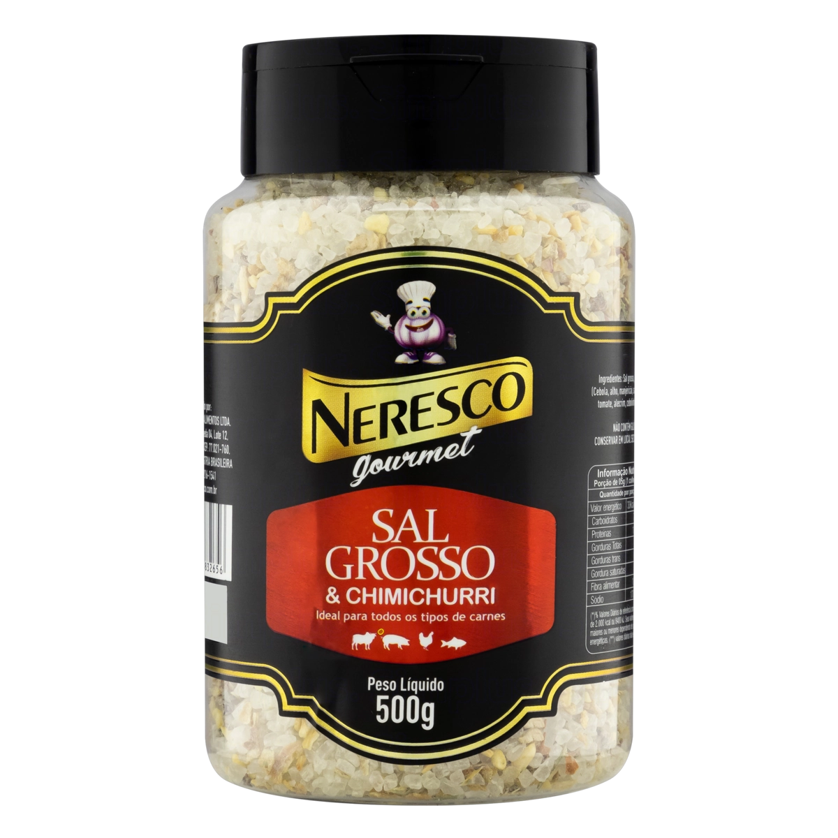 Sal Grosso Chimichurri Neresco Gourmet Frasco 500g