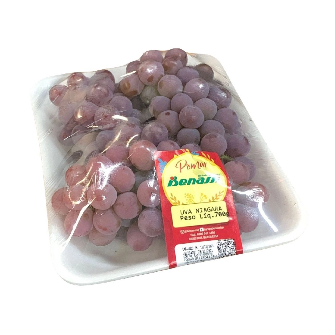 Uva Niagara Caixa Pequena 1,2kg