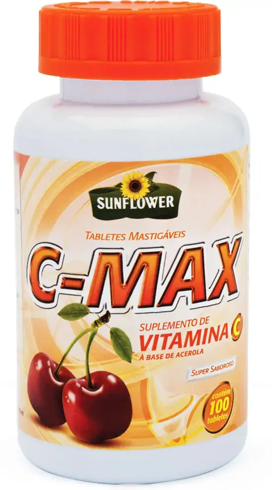 Vitamina C 1000mg 100comp Sunflower