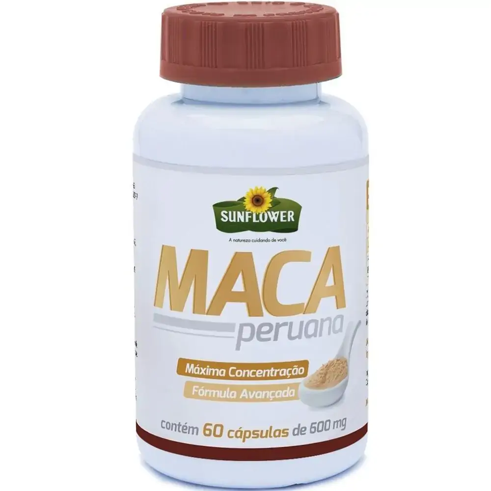 Maca Peruana 500mg 60 Caps Sunflower