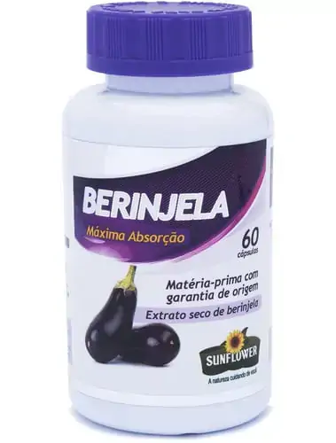 Berinjela Em Capsulas 60 Cap. 400mg Sunflower