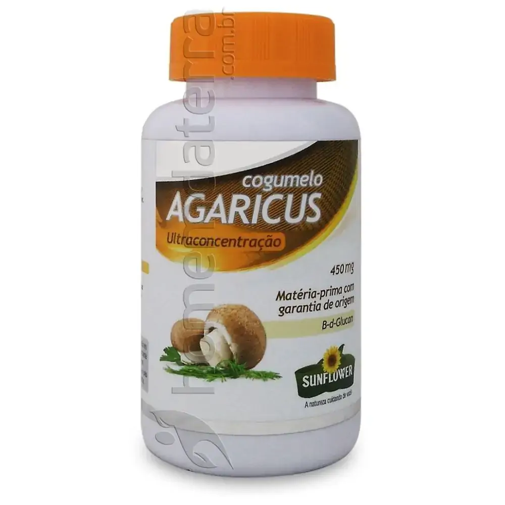 Cogumelo Agaricus 120 Ca Sunflower