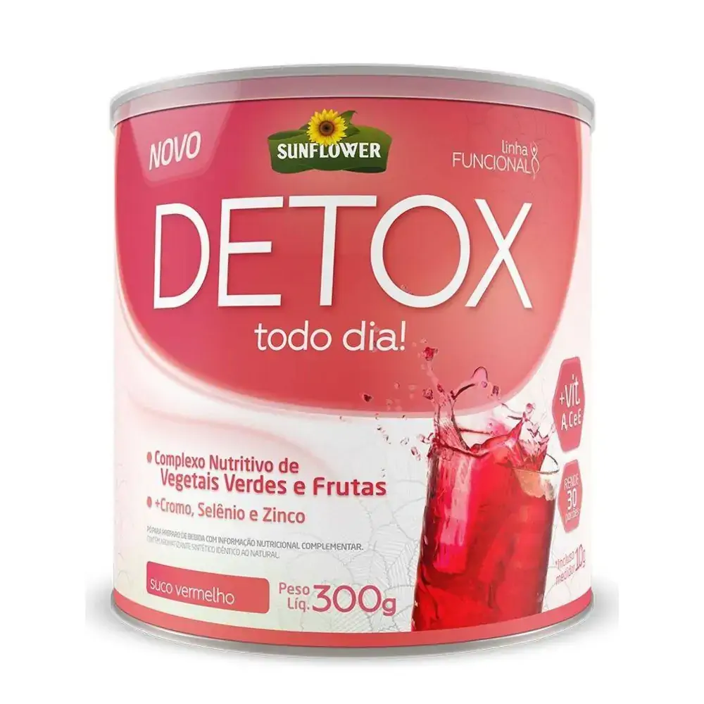 Detox Suco Vermelho 300g Sunflower