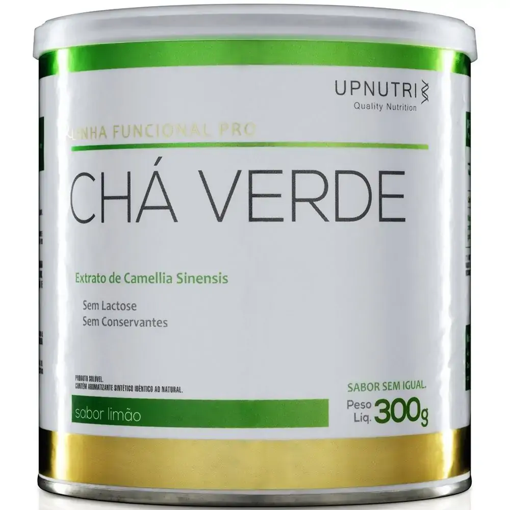 Cha Verde Instantaneo Sabor Limao 300g Upnutri