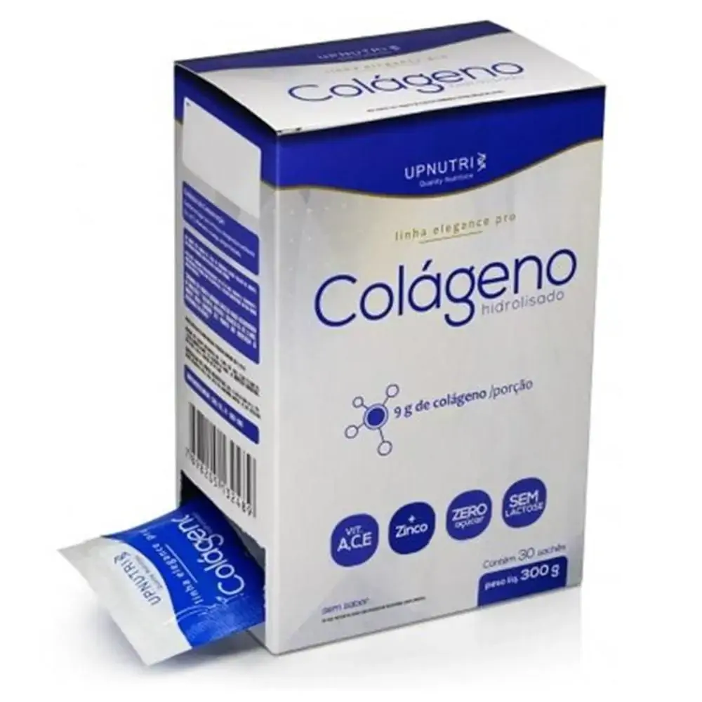 Colageno Hidrolisado Sem Sabor 30 Saches 300g Upnutri Upnutri