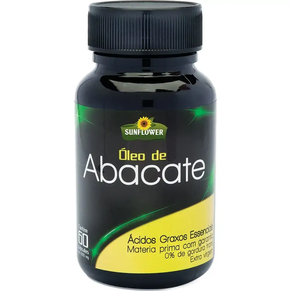 Oleo De Abacate 60caps 1000mg Sunflower