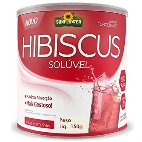 Hibiscus Soluvel Limao 150g Sunflower