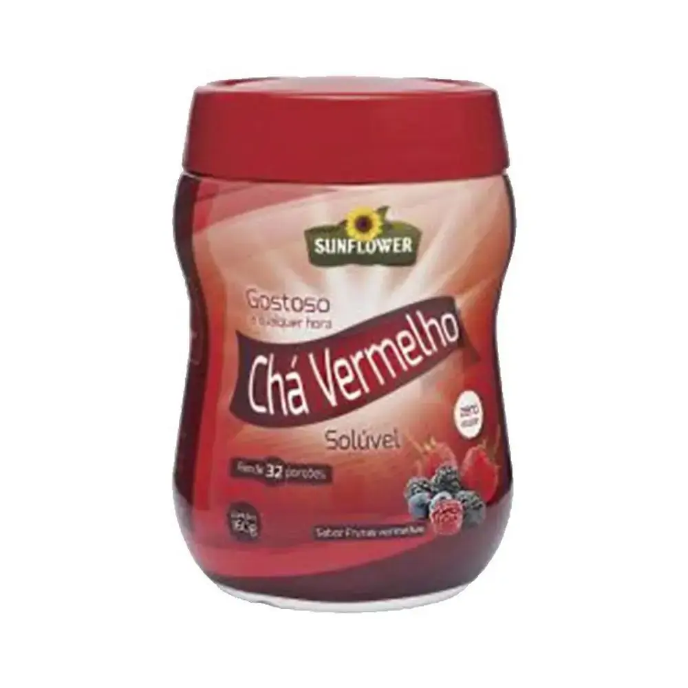 Chá Vermelho Com Colágeno 160g Sunflower