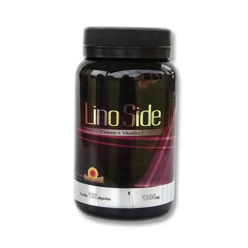 Lino Side óleo Cártamo Vitamina E 120 Capsulas Sunflower