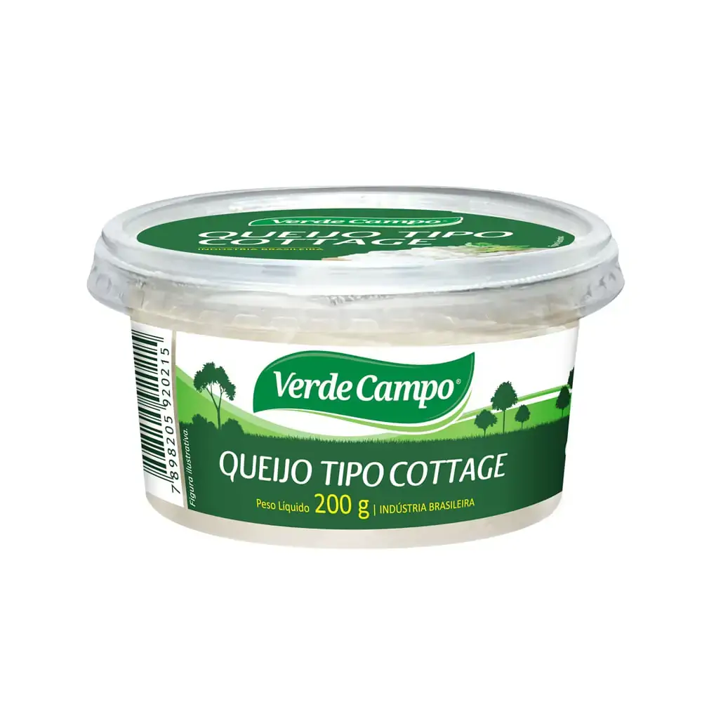 Queijo Cottage Verde Campo Pote 200g