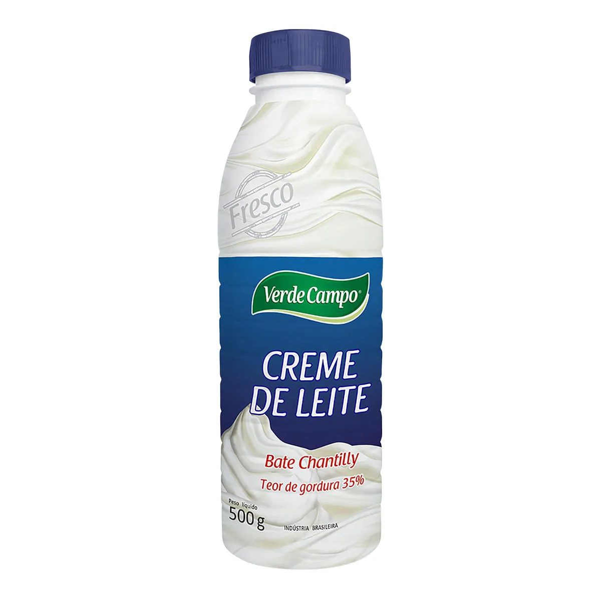 Creme de Leite Pasteurizado Verde Campo Garrafa 500g