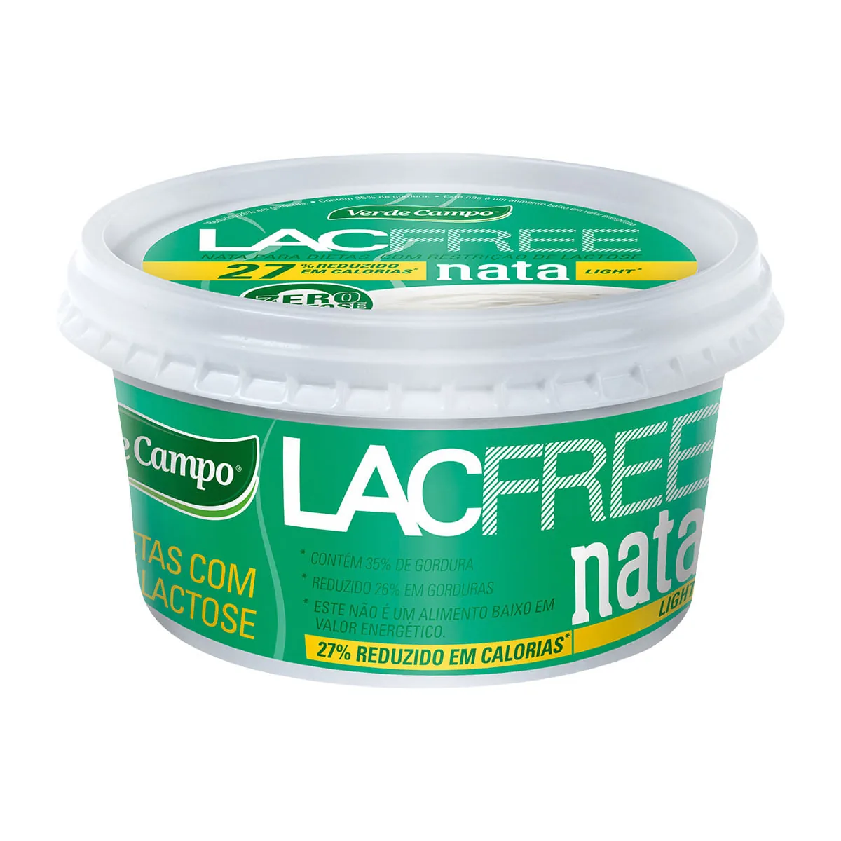 Nata Light Zero Lactose Verde Campo Lacfree Pote 200g