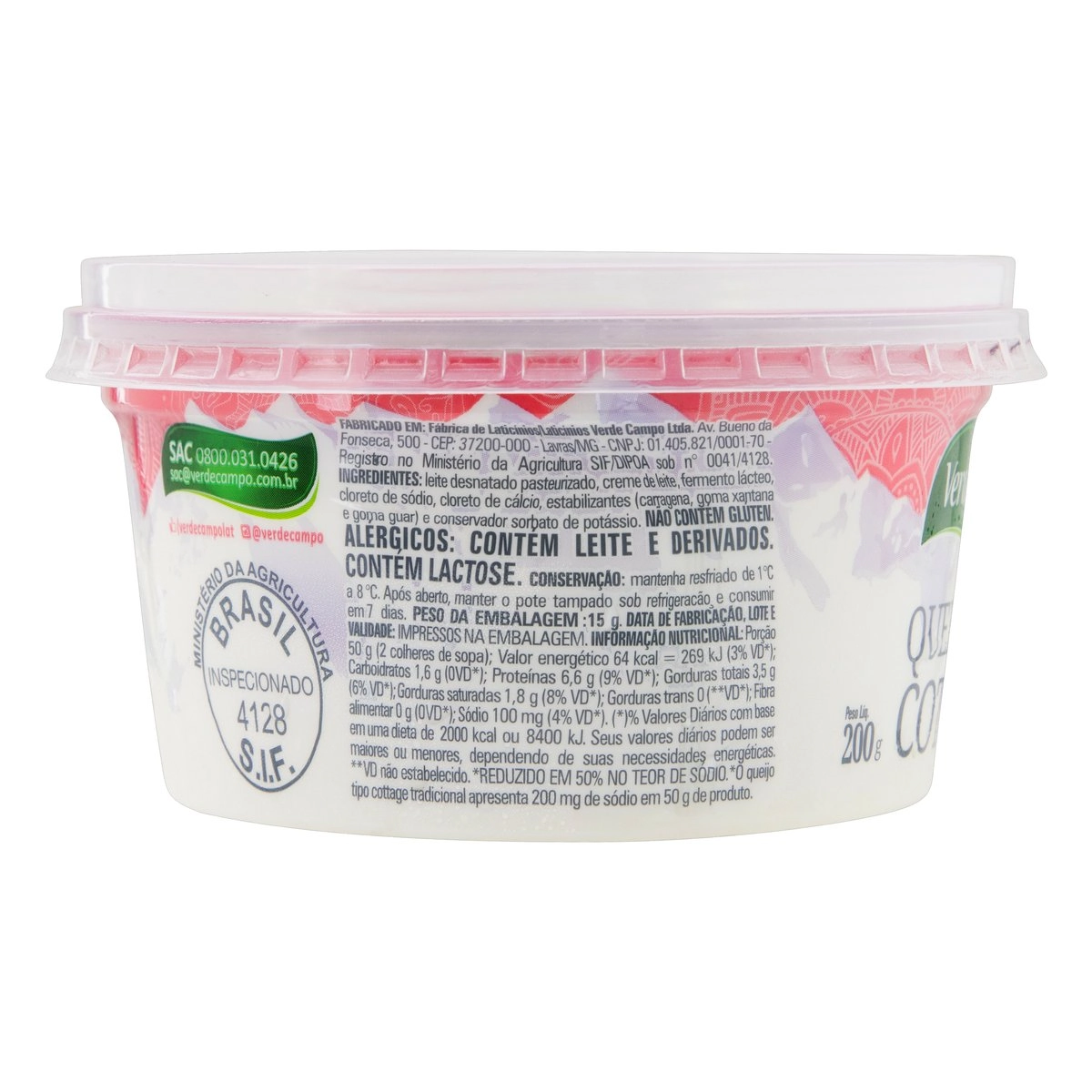 Queijo Cottage Himalaia VERDE CAMPO 200g